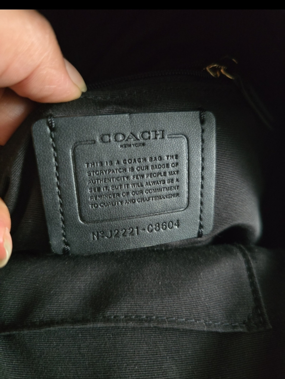 Coach Mini Backpack in Black and Brown Signature Print 💝 - Picture 7 of 10